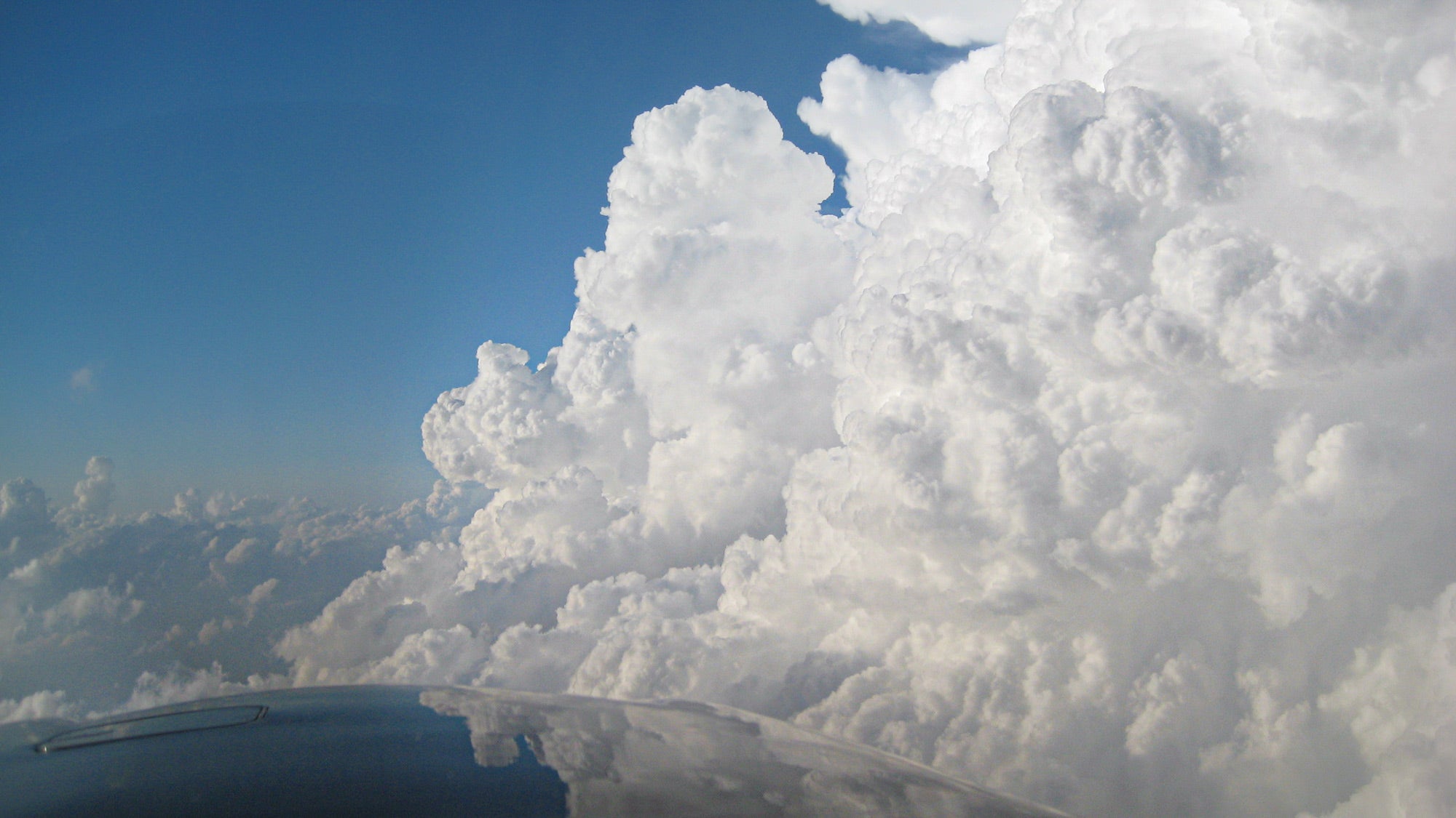 severe storm over Oklahoma