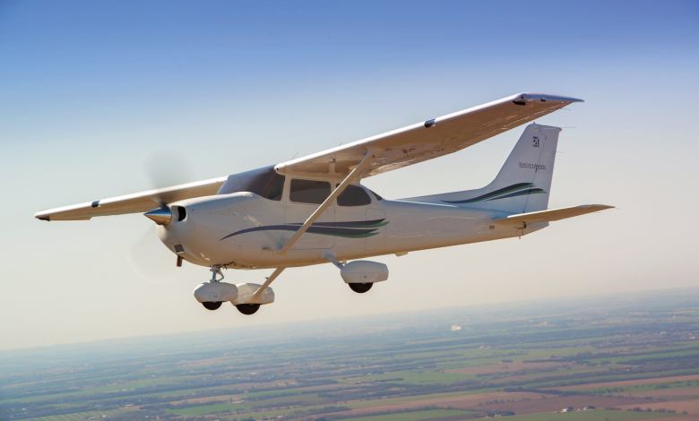 Textron Aviation's Cessna 172 Skyhawk is one of the most widely used training aircraft in the world. [Credit: Textron Aviation]