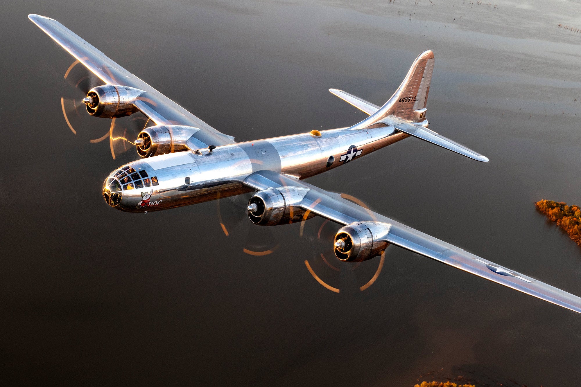The well-known B-29 "Doc" [Credit: Brett Schauf - Visual Media Group]