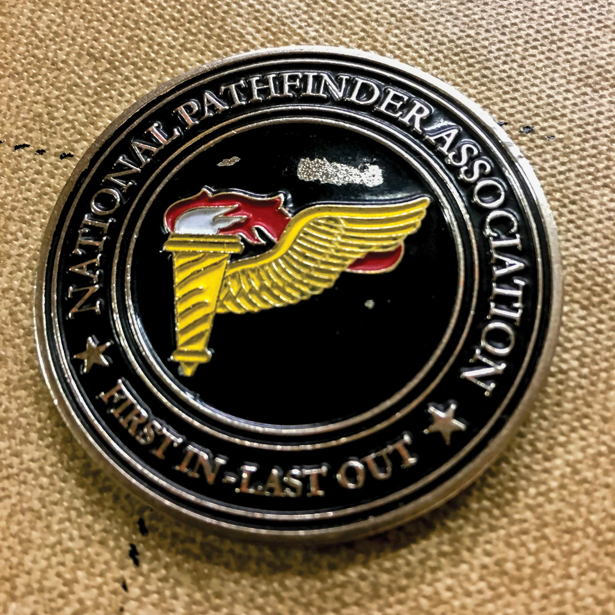 Hamilton's Pathfinder challenge coin