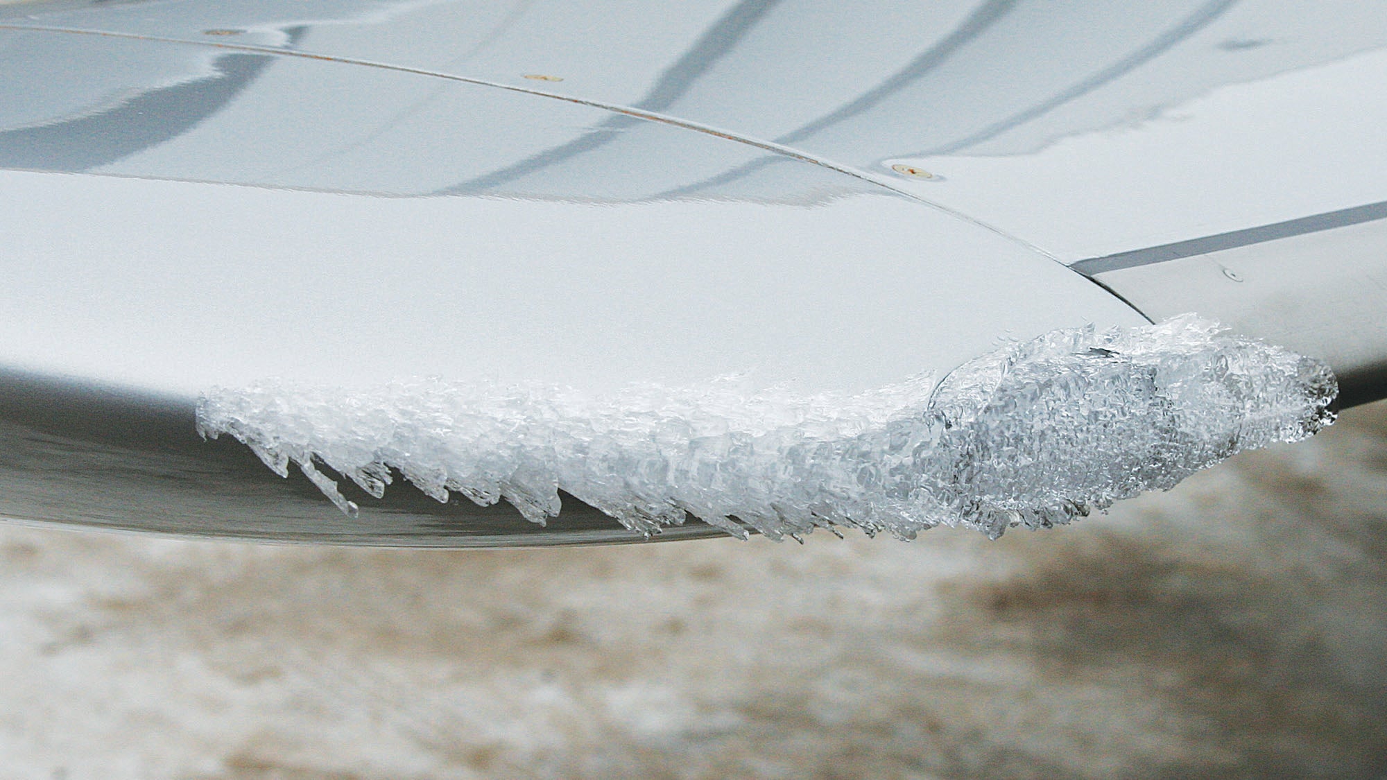 Before takeoff, there's no such thing as a safe amount of ice.