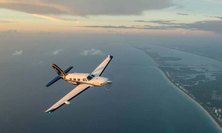 Aircraft in flight
