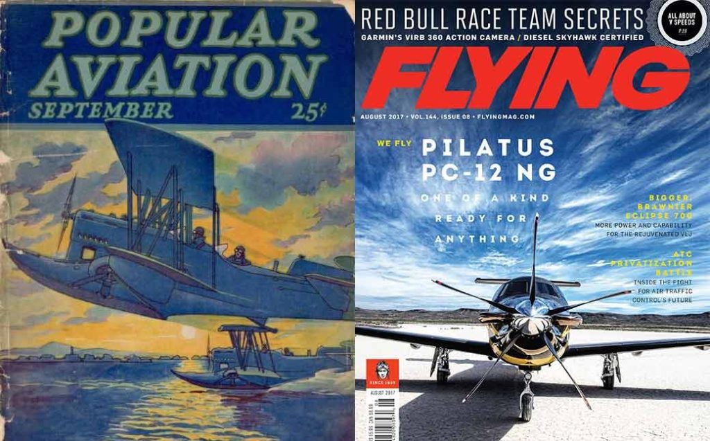 Inspired by Charles Lindbergh's successful solo Atlantic crossing, William B. Ziff launched Popular Aviation magazine in 1927. It became FLYING in 1942. [Credit: FLYING Archives]