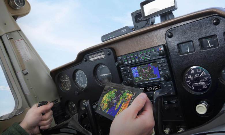Garmin’s GDL 52 offers GPS, ADS-B and Sirius XM as a full package of data for portable tablets or smartphones.[Credit: Garmin]
