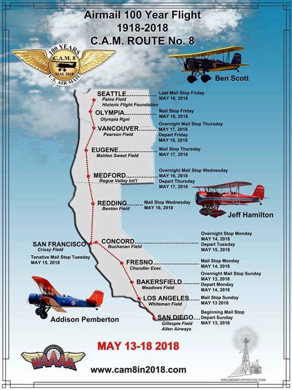 air mail 100 year flight