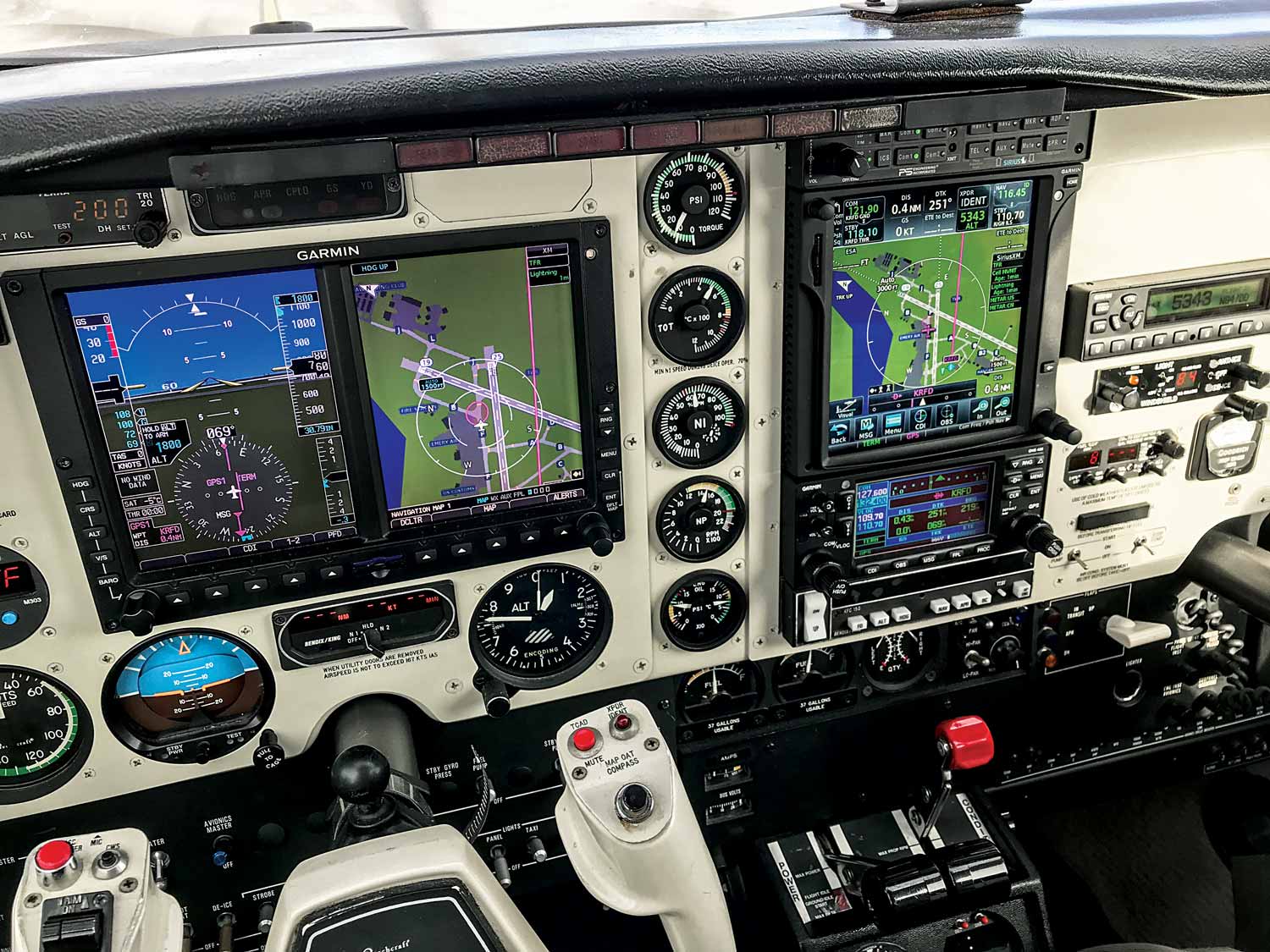 Soloy A36 Bonanza Cockpit