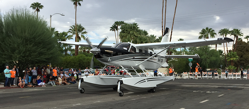 Flying Aviation Expo 2015 Parade of Planes Floats