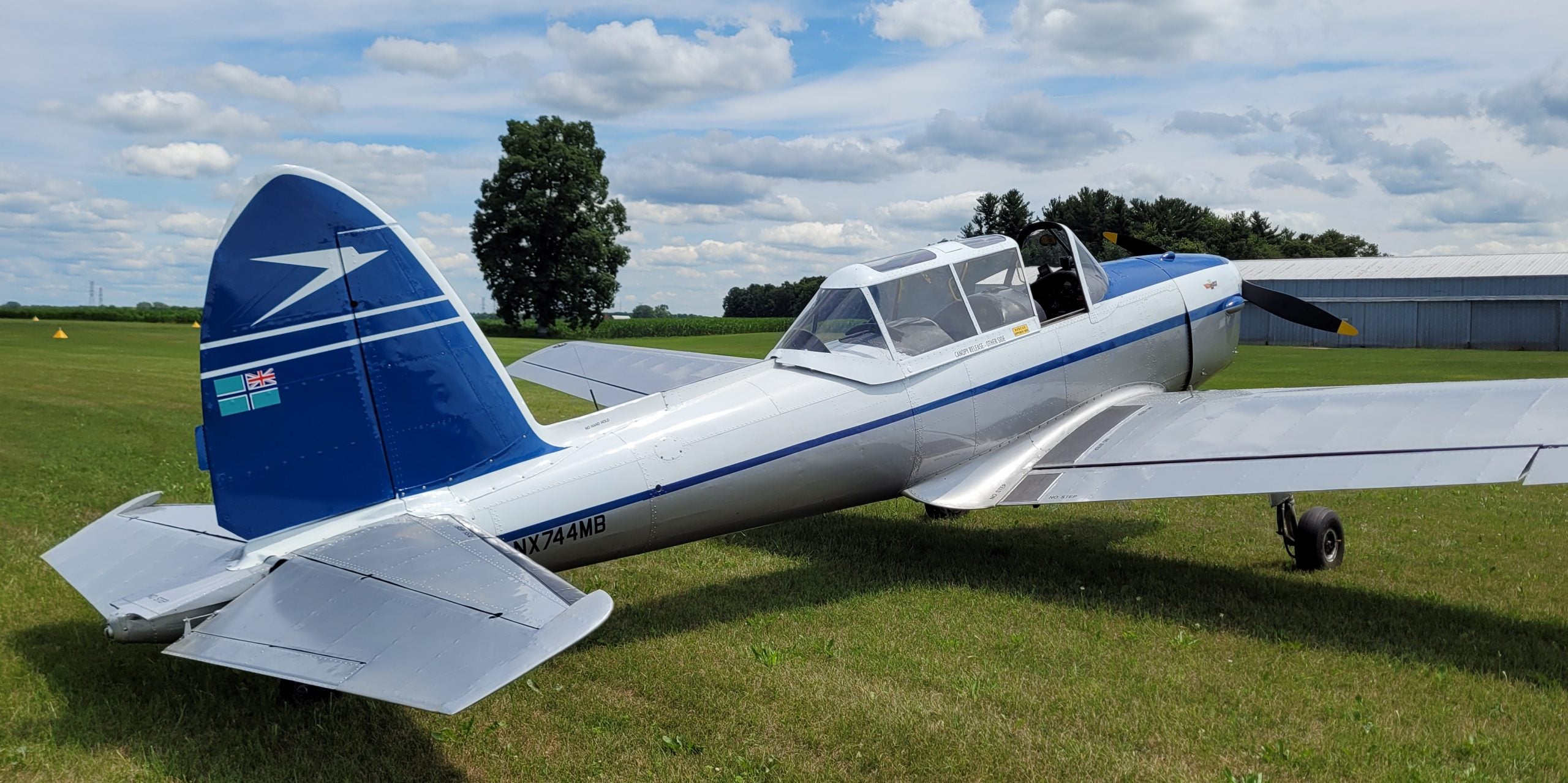 Chipmunk’s vertical stabilizer