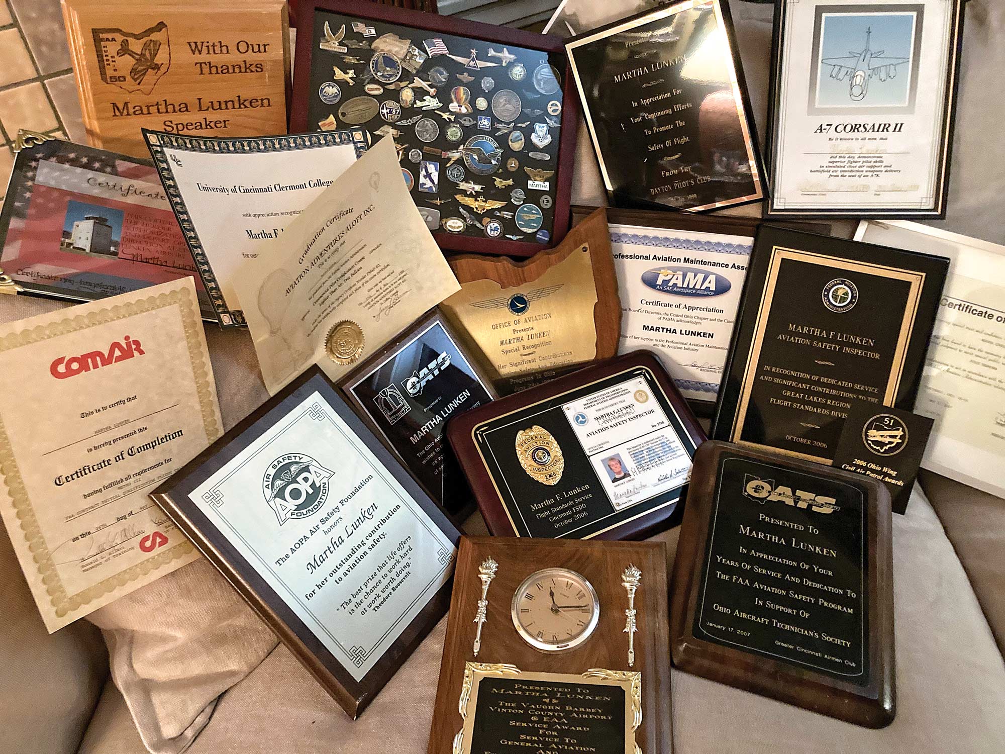 Martha Lunken's awards