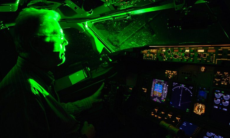 Cockpit laser strike
