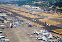 Just in time for World Cup soccer matches and the influx in air traffic predicted in the Seattle area, the FAA has released new VFR routes for King County Airport-Boeing Field. [Credit: Museum of Flight]