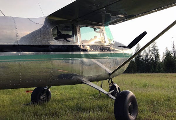 Although tricycle gear airplanes are very capable and can be modified with tundra tires like this 182, the nose gear remains the weak point.