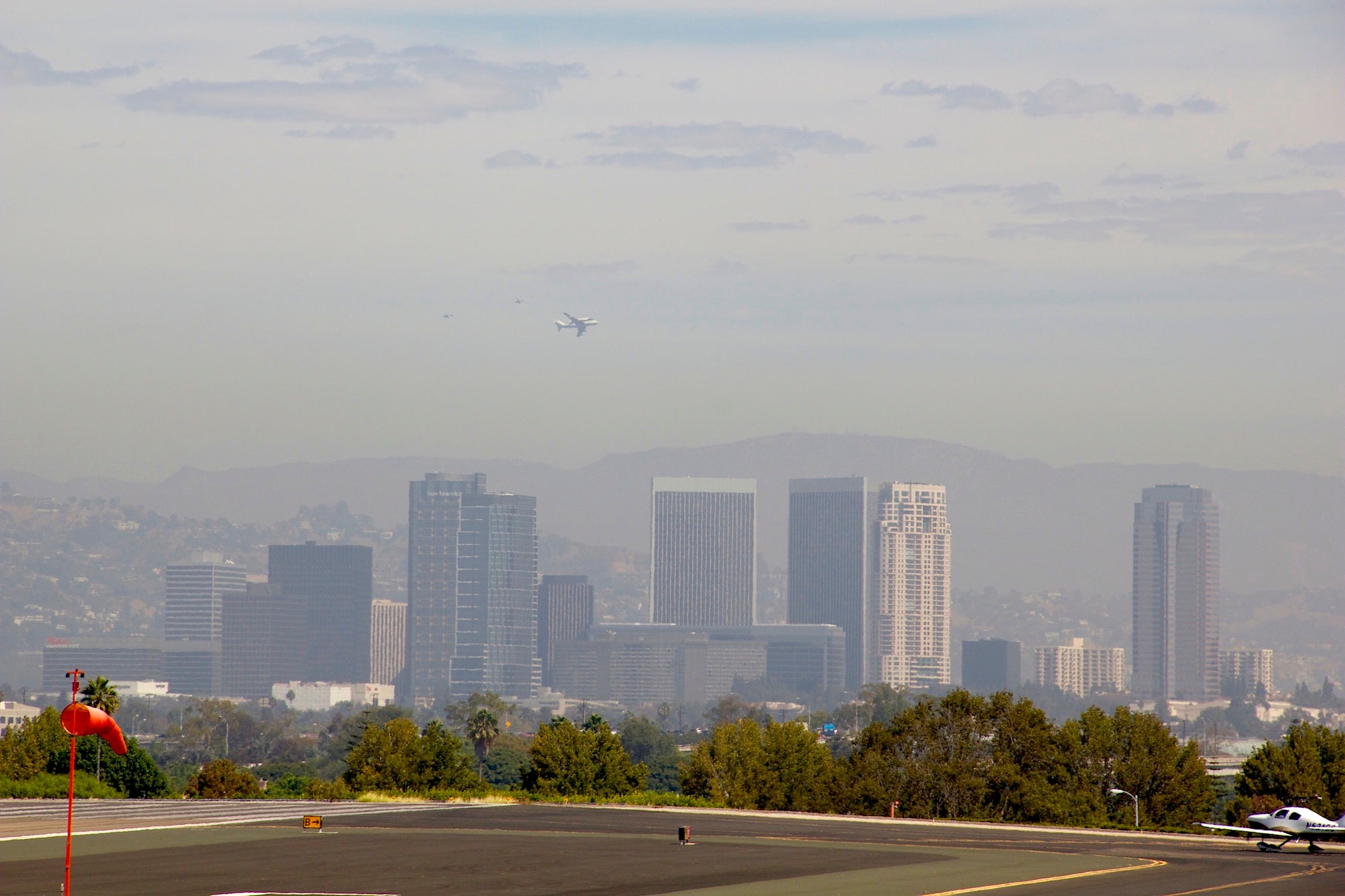 Overflying Los Angeles