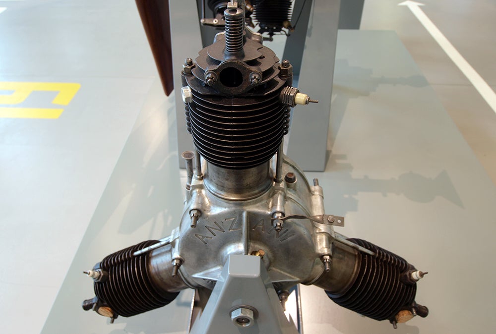 Anzani Three-Cylinder Engine