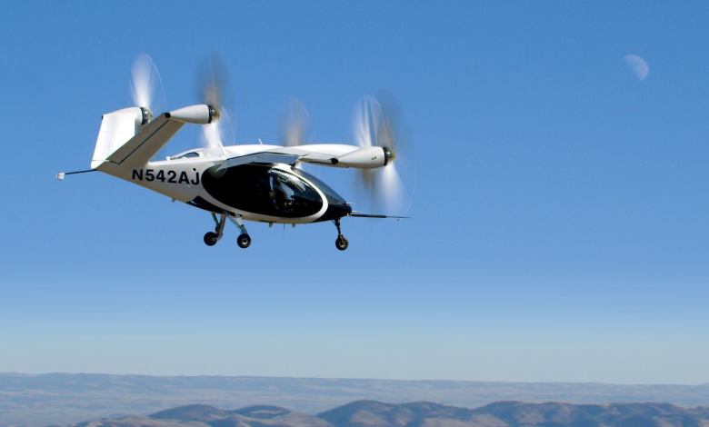 joby air taxi in flight