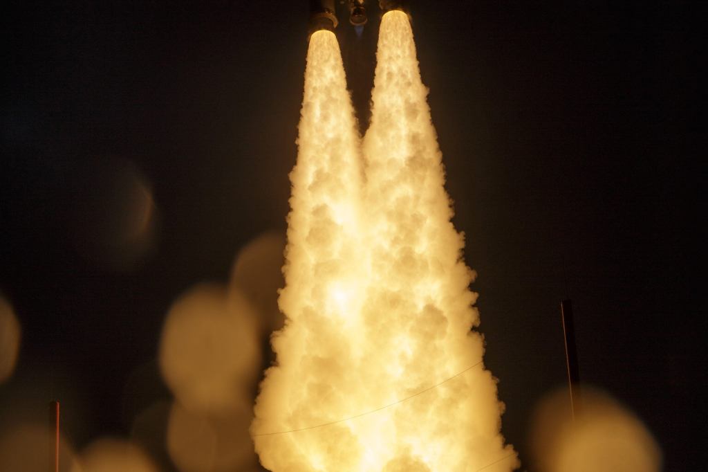 The James Webb Space Telescope launches from French Guiana.