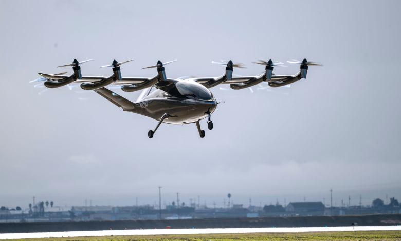 Archer Aviation eVTOL Demonstraor Maker in Flight