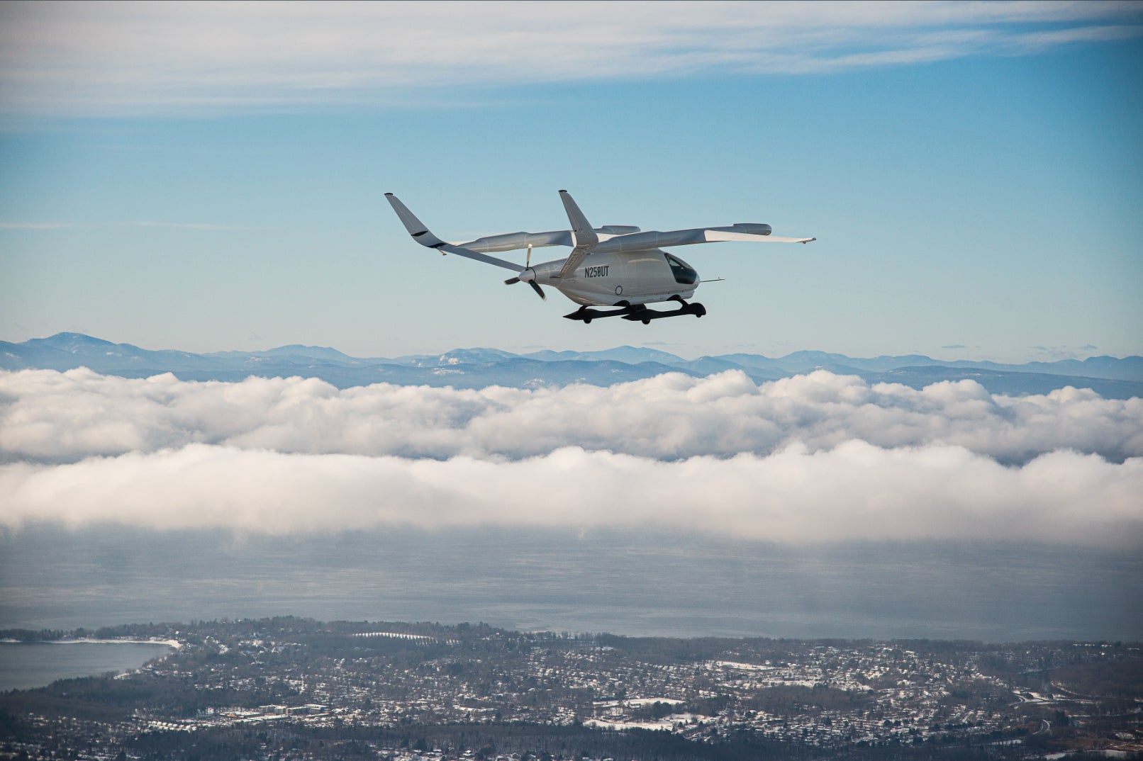 Beta Technologies Alia eVTOL in Flight