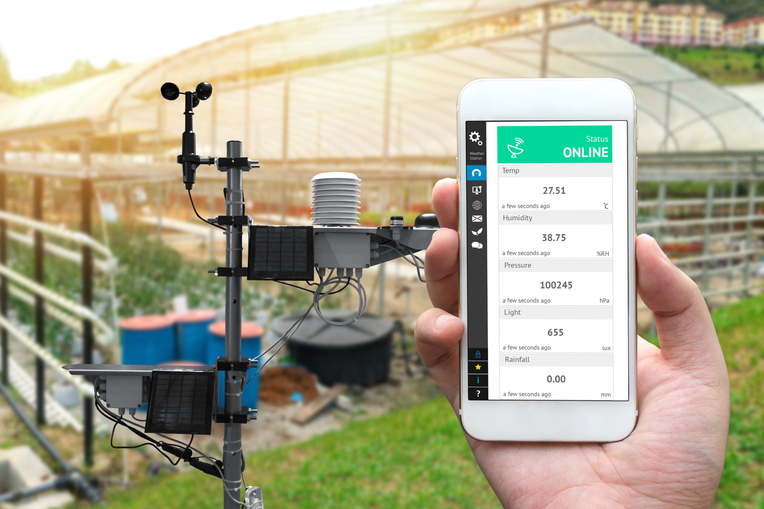 Wireless weather station