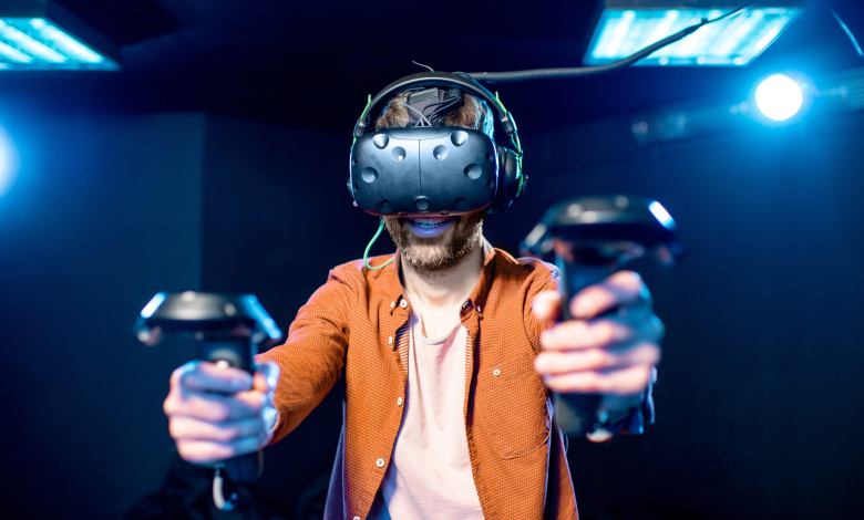 VR flight simulator