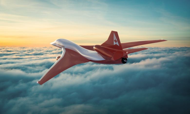 Artist rendition of Aerion supersonic business jet