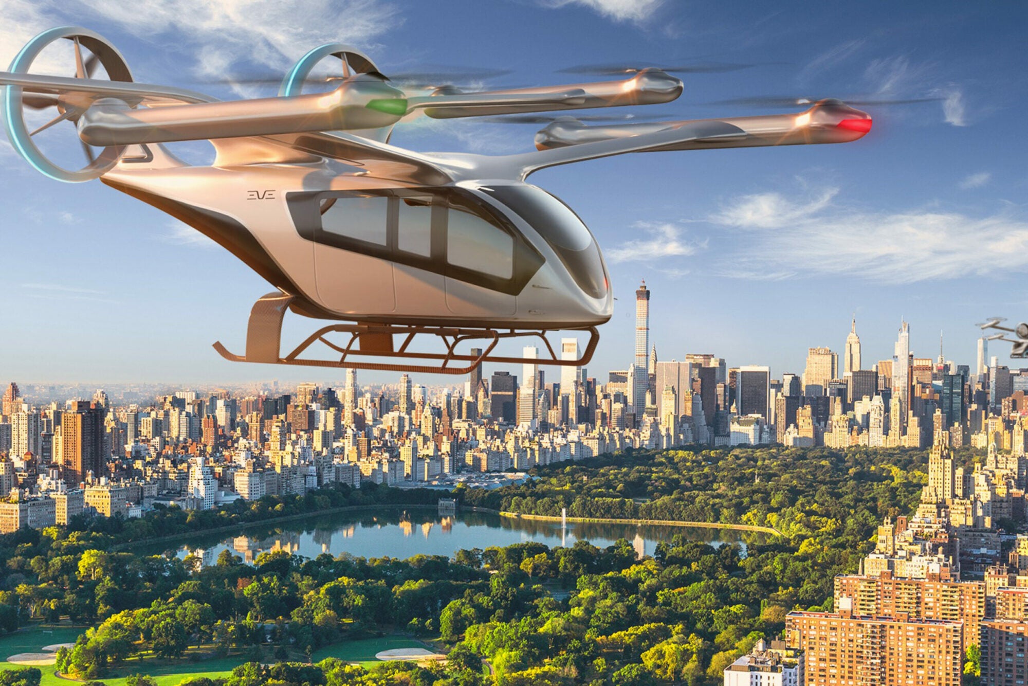 Artist rendering: Eve eVTOL