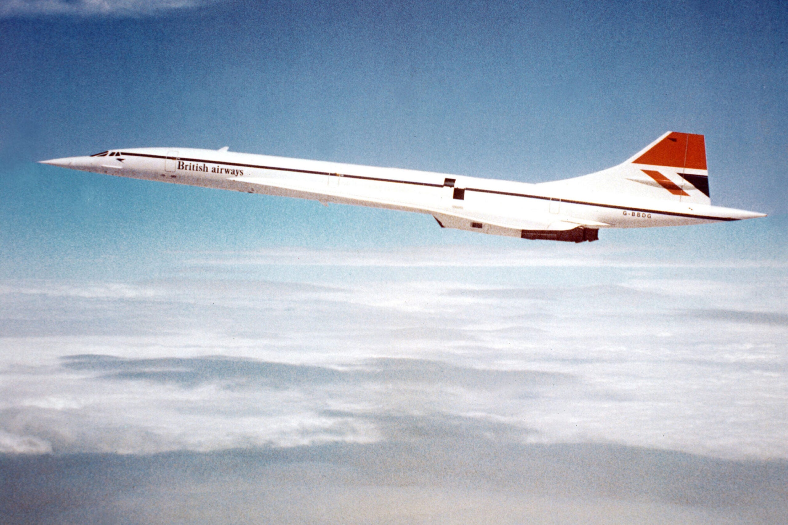 British Airways Concorde in Flight