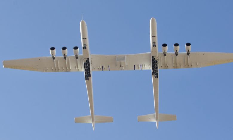 Stratolaunch Roc Flying Overhead