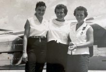 Aviation author Sarah Byrn Rickman tells the story of the All-Woman Transcontinental Air Race from 1947-77 in a new book. Pictured are participants in the 1960 event. [Credit: Air Race Classic]