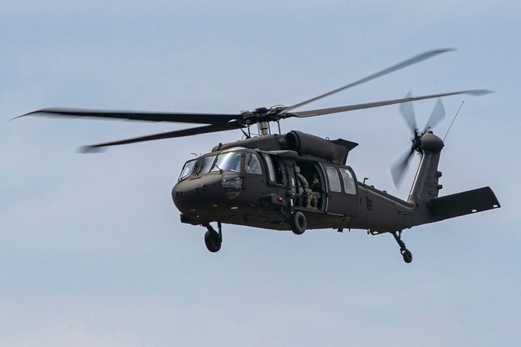 U.S. Army UH-60M Black Hawk in flight
