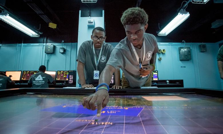 Students at National Flight Academy
