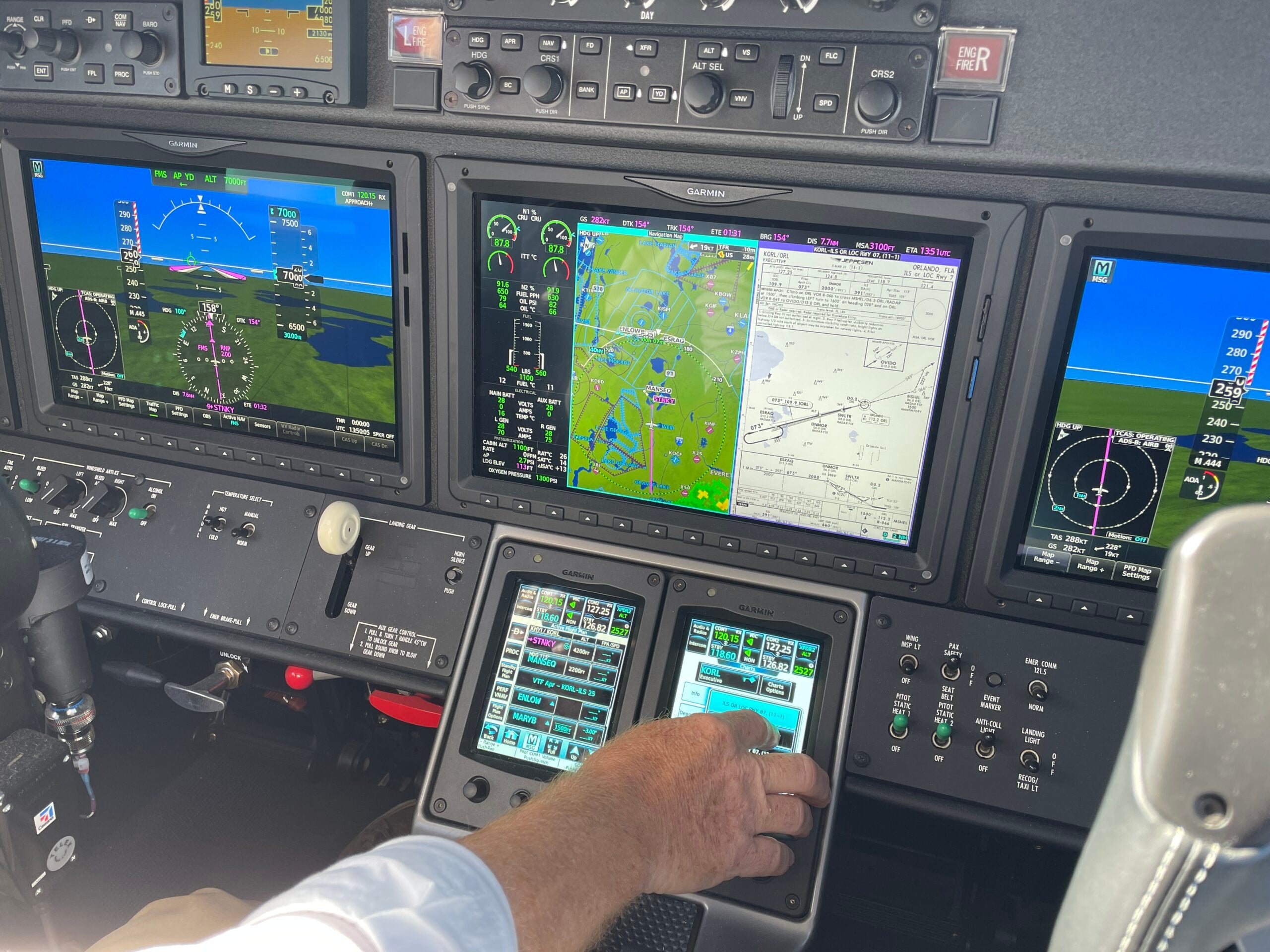 The standard G3000 avionics suite