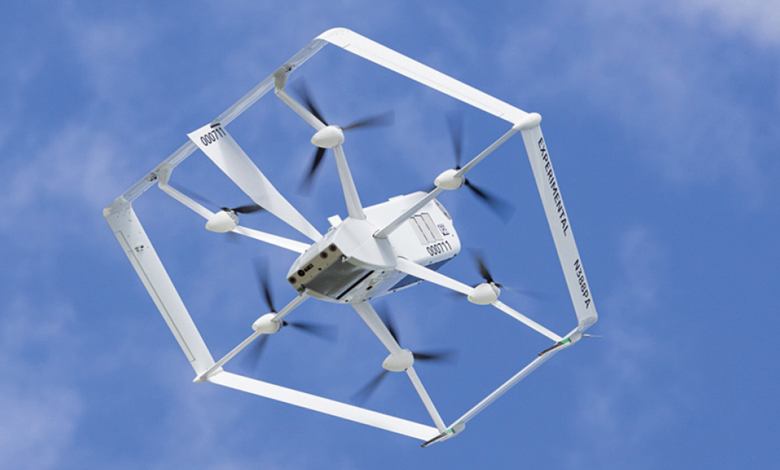 Amazon Prime Air Drone in Flight