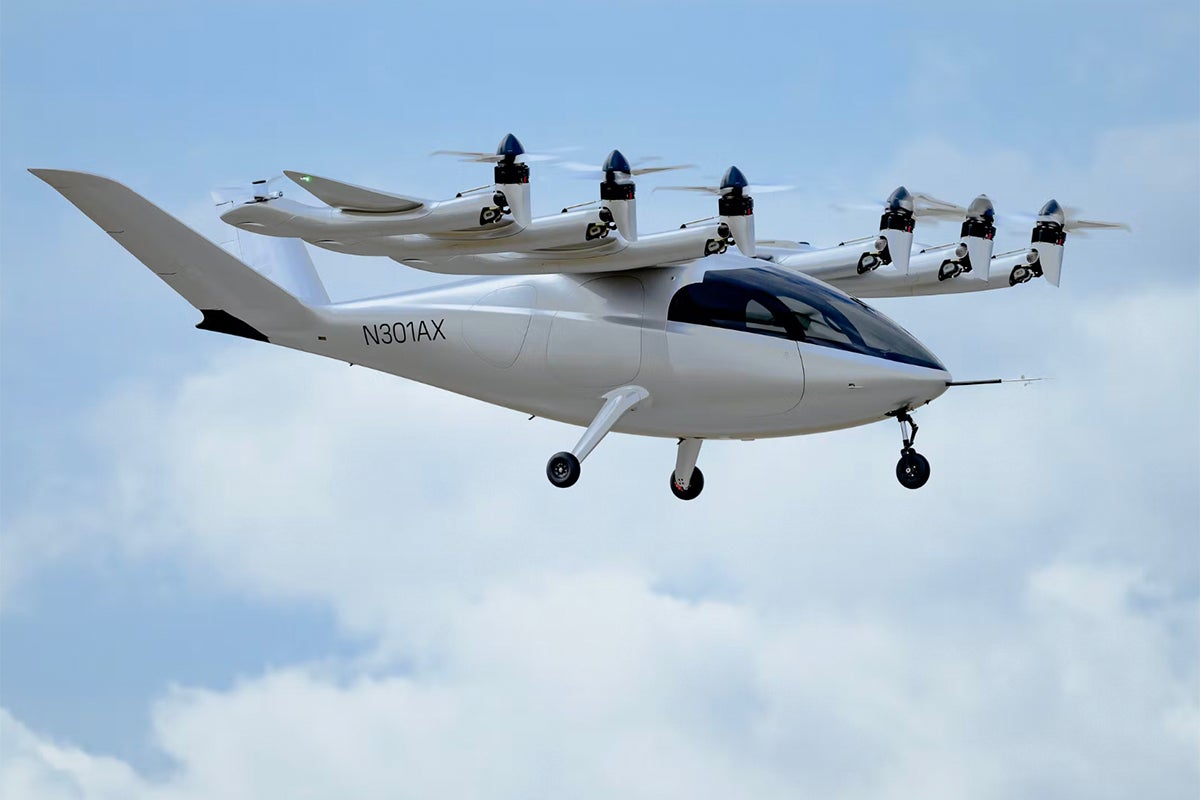 Archer Aviation's Maker eVTOL demonstrator in flight
