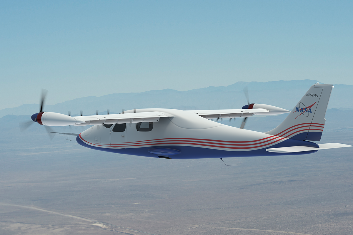 Final iteration of NASA's X-57 in flight