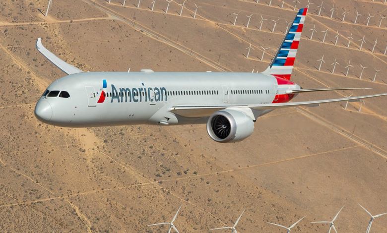 American Airlines jet