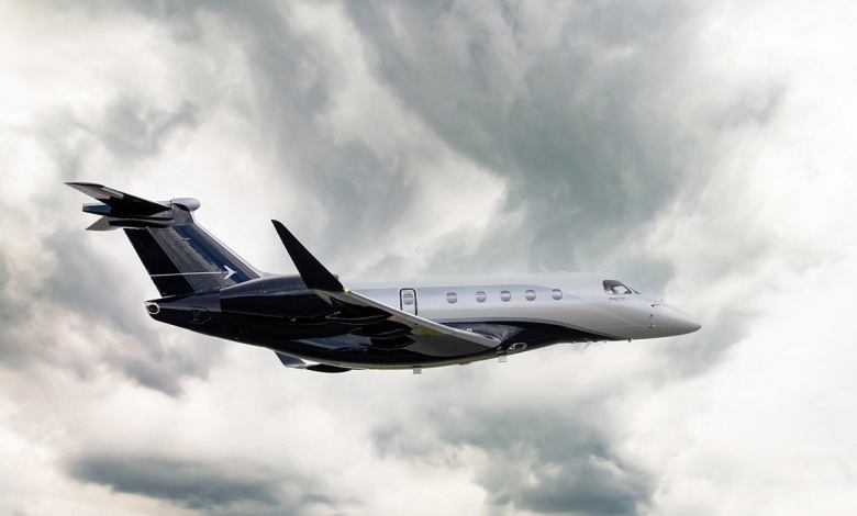 Embraer Praetor 500 in flight