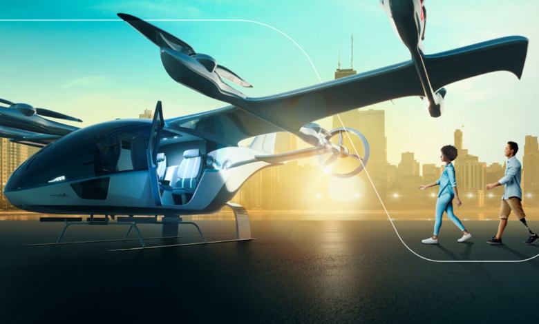 artist rendering of air taxi