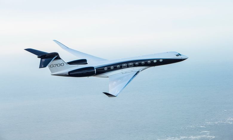 Gulfstream G700 in test flight