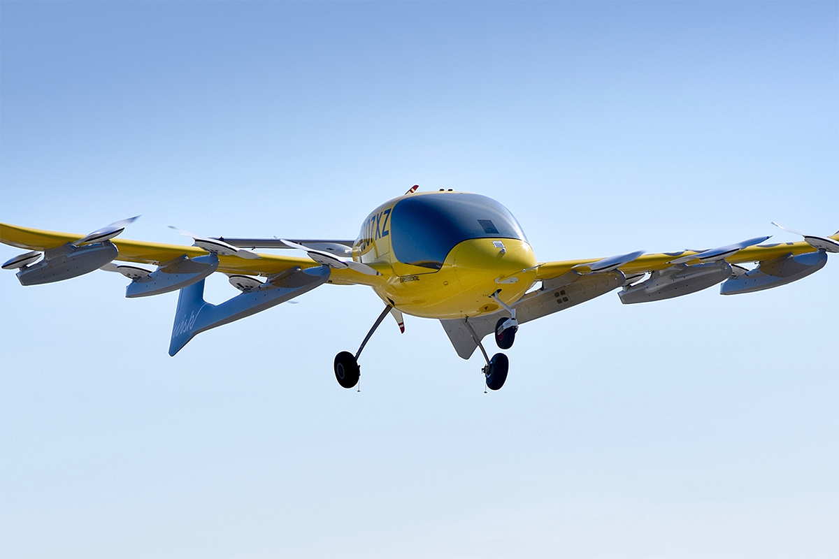 5th generation Wisk Aero eVTOL air taxi test article