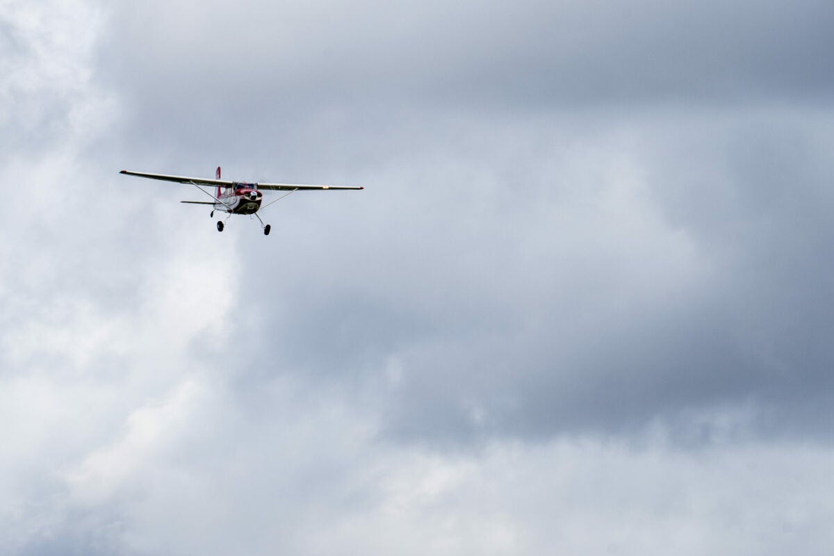 Aircraft in flight