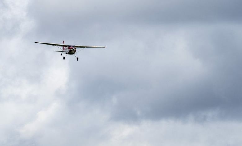 Aircraft in flight