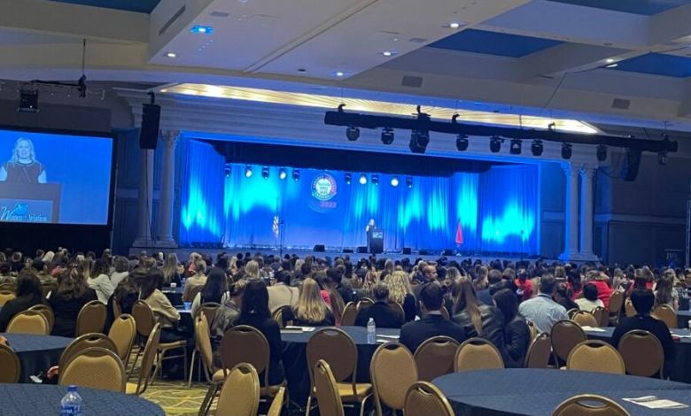 The 2023 Women in Aviation International Conference features keynote speakers at its general sessions. [Credit: Julie Boatman]