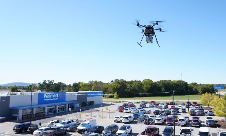 DroneUp Walmart drone delivery