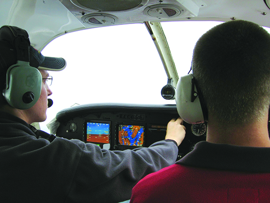 Keeping the cockpit of your aircraft organized is vitally important for safety. [Credit: FLYING Archive]
