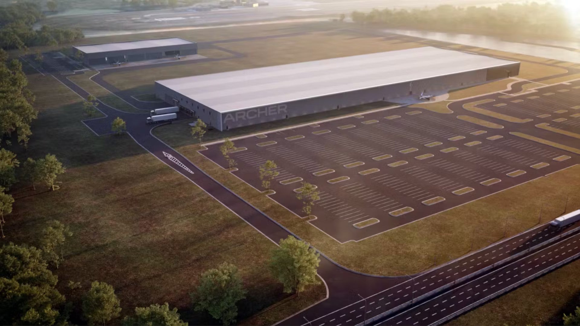 Archer manufacturing facility Midnight eVTOL