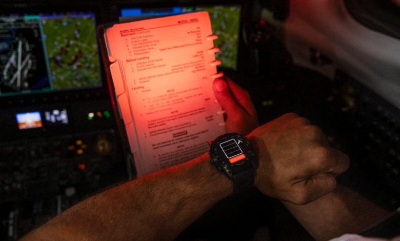 Garmin D2 Mach 1 Pro Red Flashlight