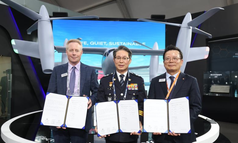 Overair eVTOL air taxi South Korea