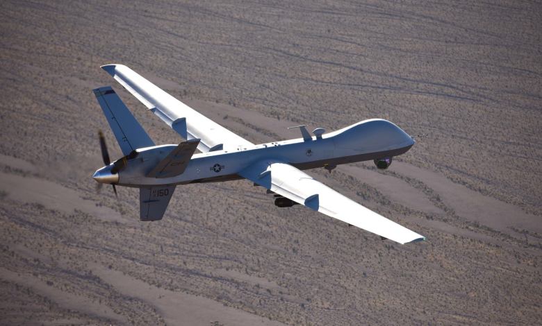 U.S. MQ-9 Reaper drone UAV Gaza