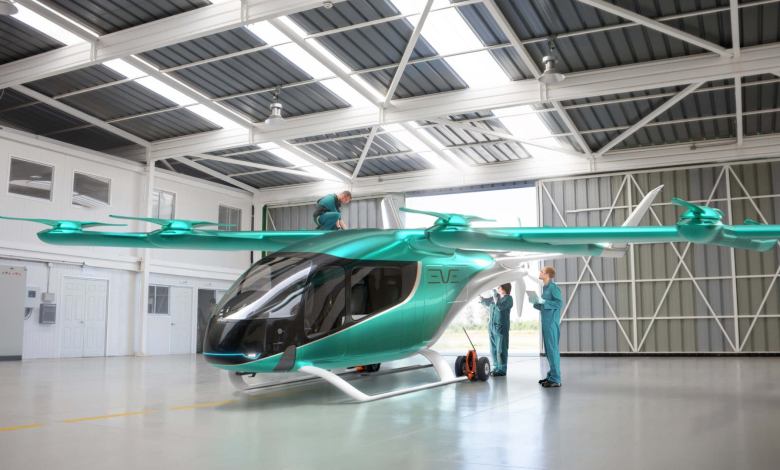 Eve eVTOL air taxi suppliers